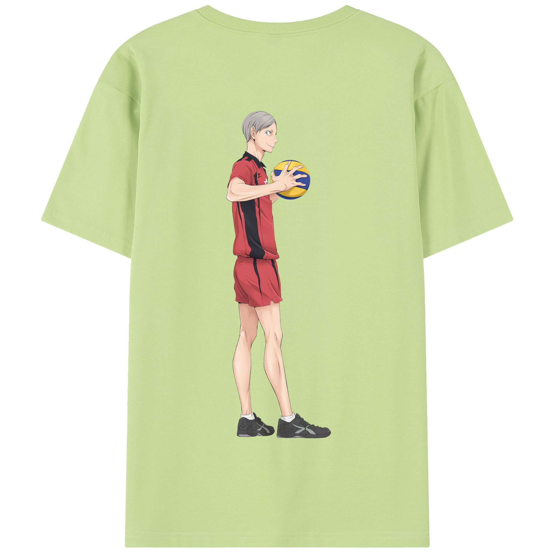 （画像用） ハイキュー!! Haikyu!! 綿100％半袖Tシャツ（背面プリント）